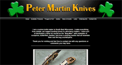Desktop Screenshot of petermartinknives.com